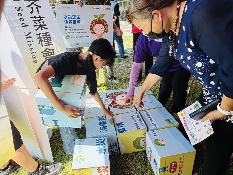 颱風季到來　芥菜種會高雄湖內區推社區防災教育