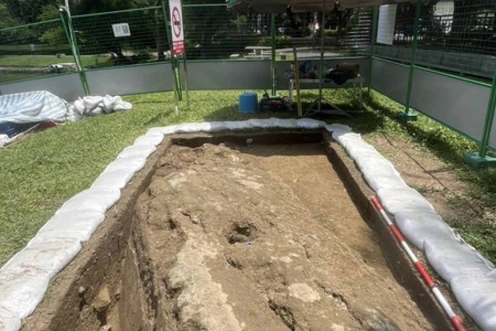 台南公園考古試掘　疑發現台灣府城大北門甕城遺構
