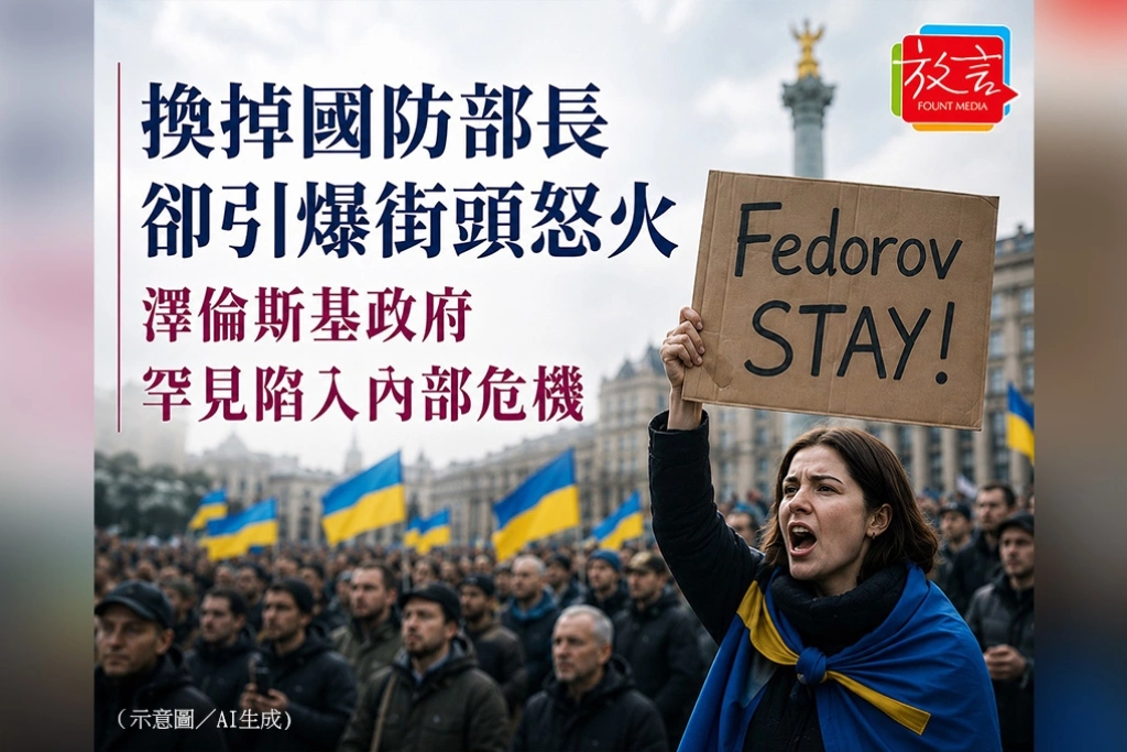 換掉國防部長卻引爆街頭怒火　澤倫斯基政府罕見陷入內部危機