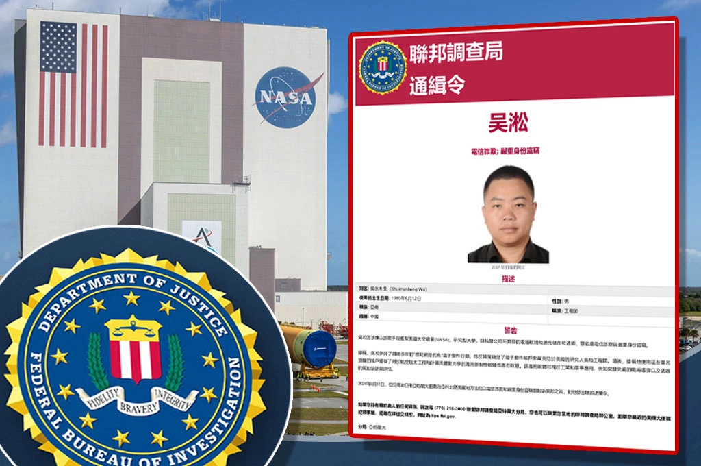 連NASA也被騙！中國工程師假冒美知名航太教授5年、專竊飛彈等國防敏感技術