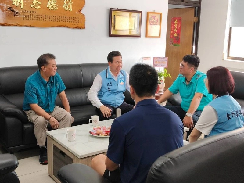 陳福海訪金門農工　支持設運動防護員等資源共享
