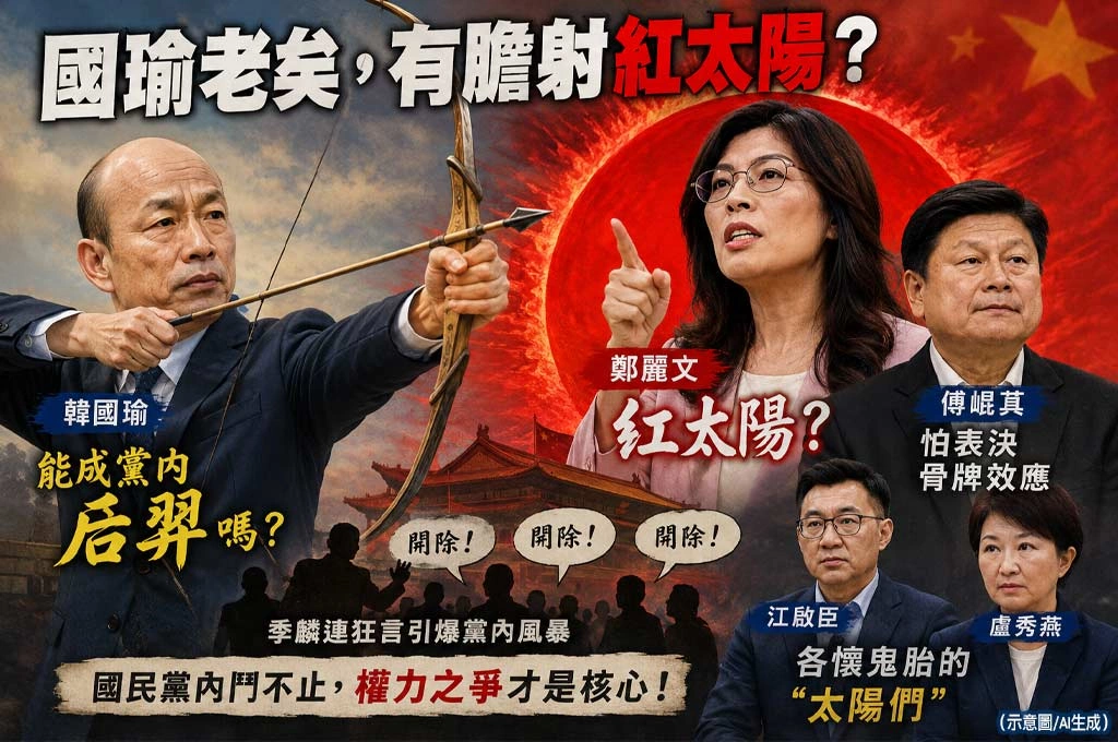 【別創一格】國瑜老矣，有膽射紅太陽？