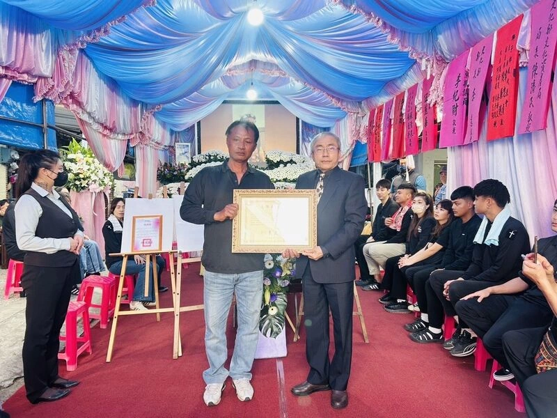 排灣族歌樂保存者高淑美辭世  文化部頒贈旌揚狀