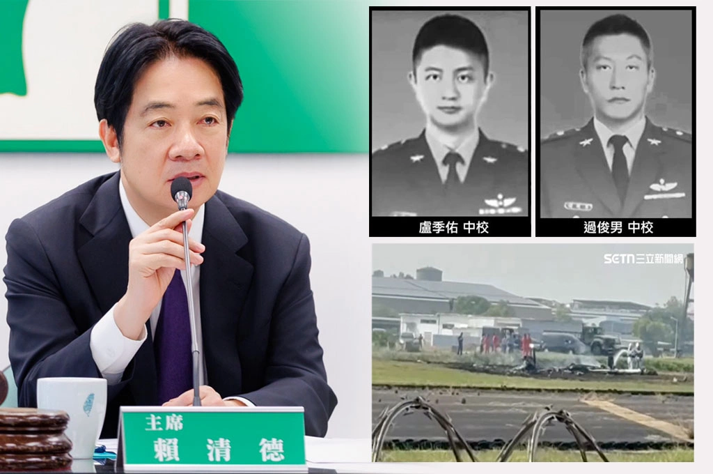 T-34墜毀兩飛官殉職...民進黨明日選對會、提名記者會取消