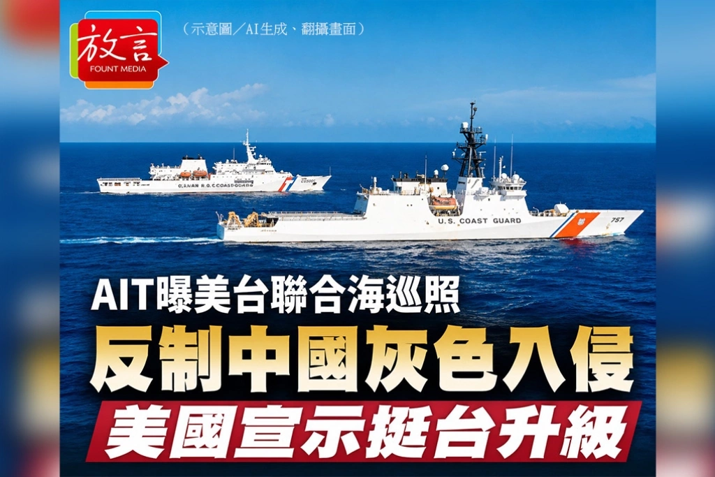【政軍杰論】AIT曝美台聯合海巡照　反制中國灰色入侵　美國宣示挺台升級
