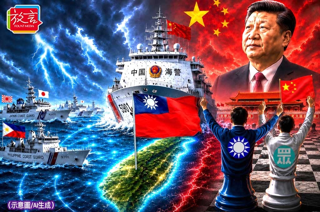 【政軍杰論】中國藉日菲海域談判侵台灣海權  藍白竟附和北京甘淪統戰馬前卒