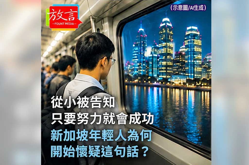 《放. 新聞／世界要聞／新加坡》從小被告知只要努力就會成功　新加坡年輕人為何開始懷疑這句話？