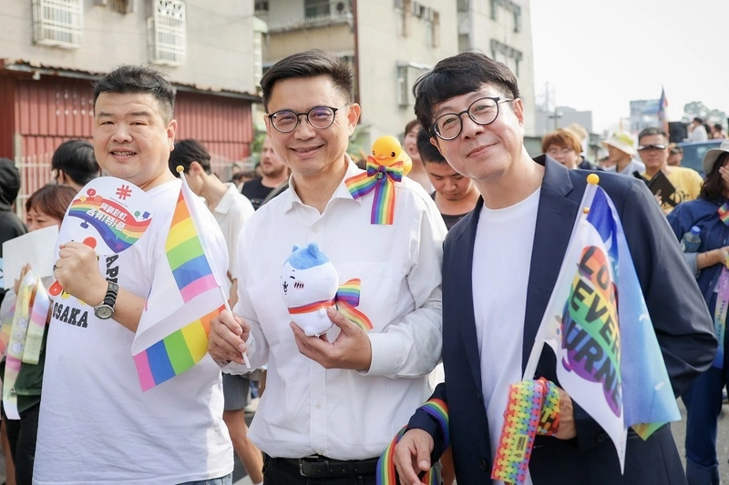 2025高雄同志大遊行　賴瑞隆到場支持