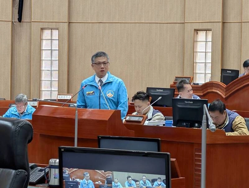 金門縣議會定期會　警察局長黃壬聰答詢