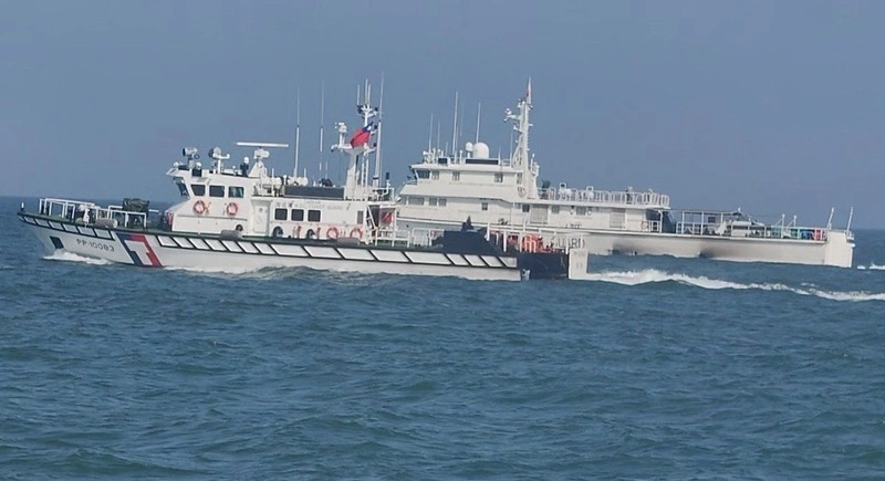 中國海警船7月第3度襲擾金門　海巡艇近迫併航驅離