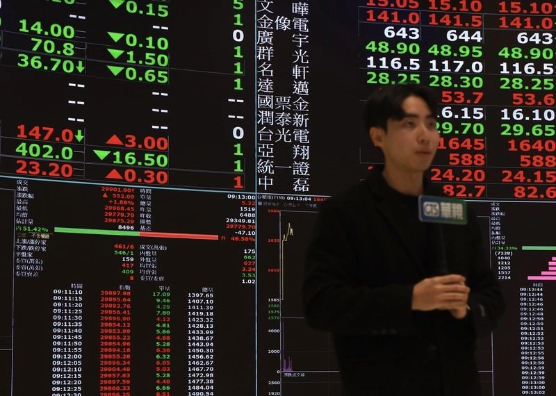 台股開盤漲429.89點