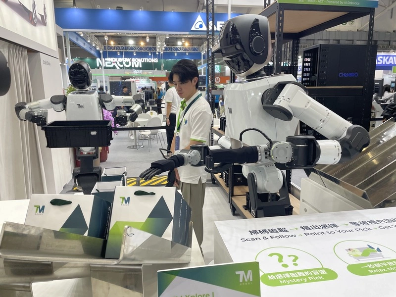 自動化展　達明機器人秀AI智動物流4大布局