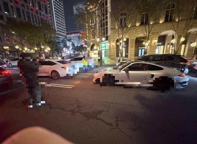 王陽明元旦追撞前車　警排除酒駕籲保持車距