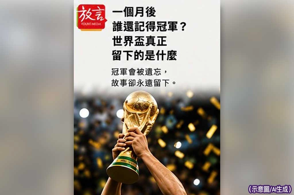 《放．新聞／世界盃》一個月後誰還記得冠軍？世界盃真正留下的是什麼