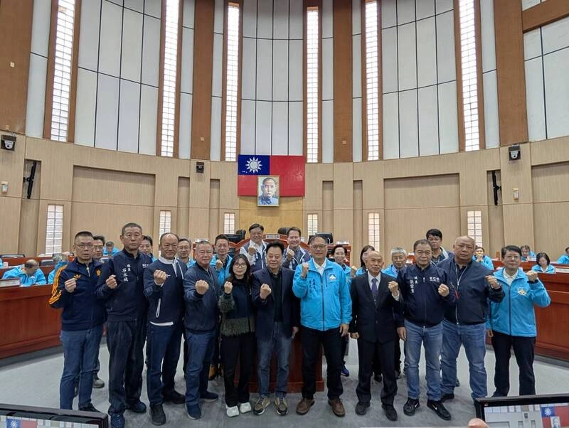 金門縣議會總質詢　議員、縣府團隊合影