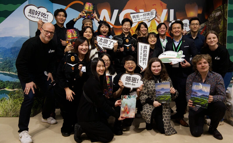 駐芬蘭代表林昶佐出席北歐Matka旅展台灣館