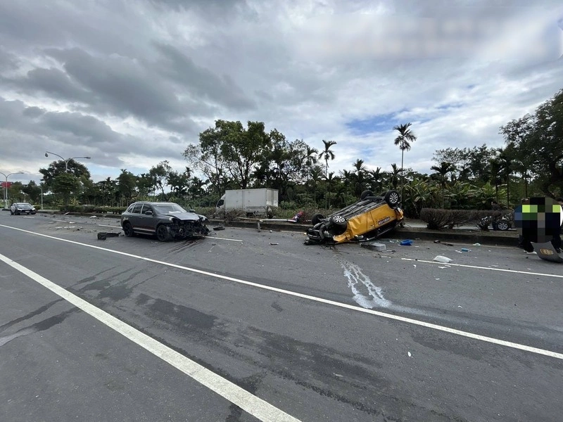 台9線花蓮志學段追撞事故3傷　疑疲勞駕駛釀禍