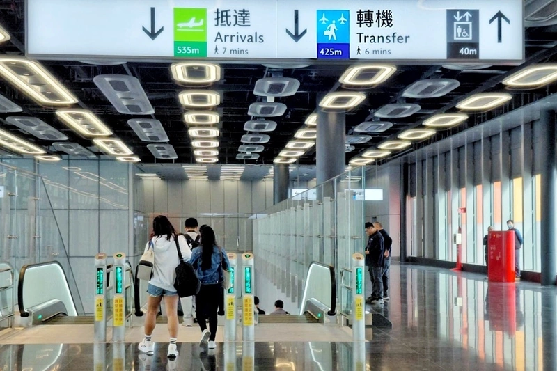 桃機3航廈北廊廳首度規劃入境班機　獲旅客好評