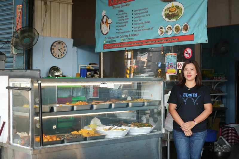 屏東新住民安娜開的便當店  提供家鄉菜暖漁工胃