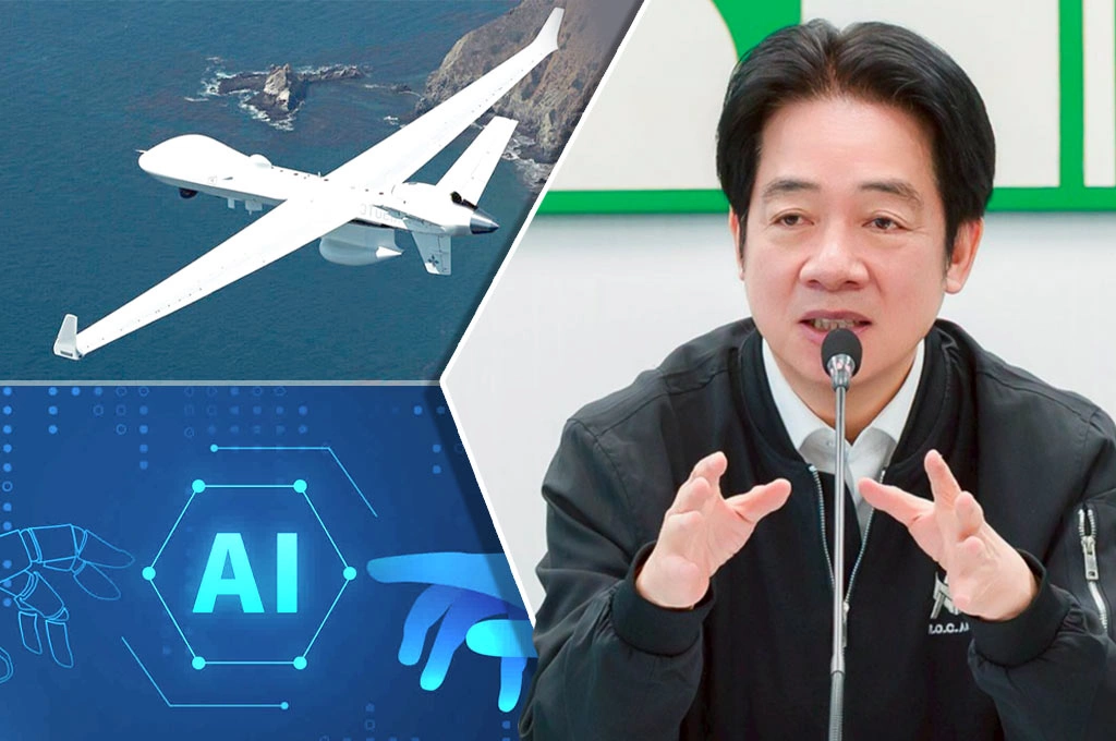 國防條例「無人機、AI是不對稱作戰關鍵」！賴清德遺憾在野軍購兩項都排除：支持院版奠定台灣安全基礎