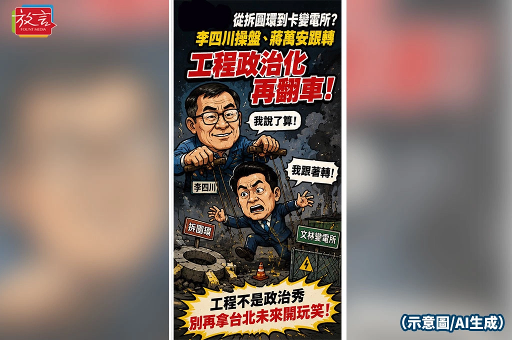從拆圓環到卡變電所？李四川操盤、蔣萬安跟轉　北市府工程政治化再翻車