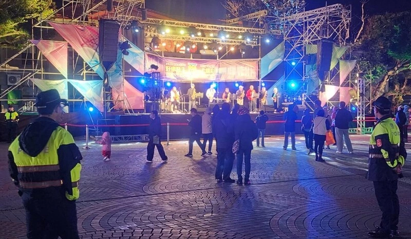 澎湖跨年晚會　大批警力現場維安