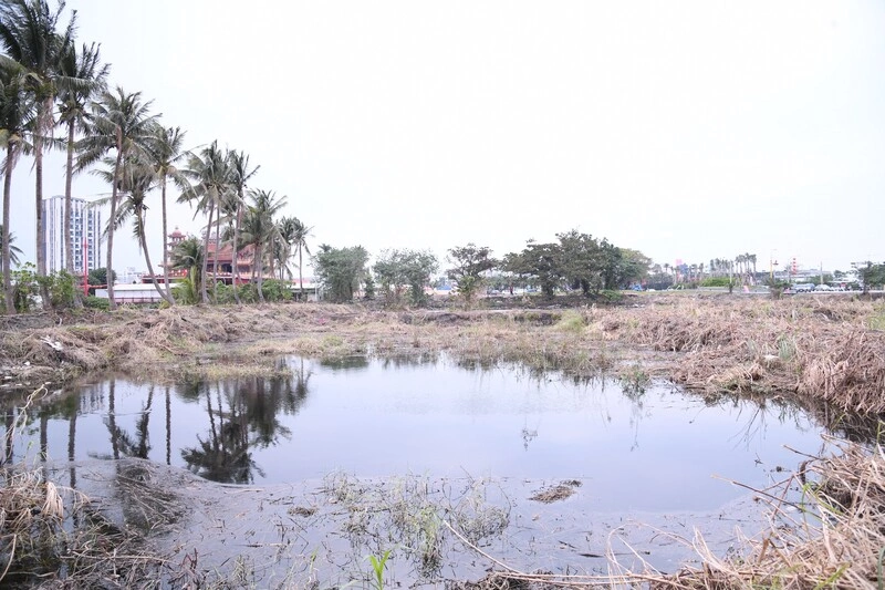 花蓮南濱滯洪池動土　兼顧防洪與生態休憩