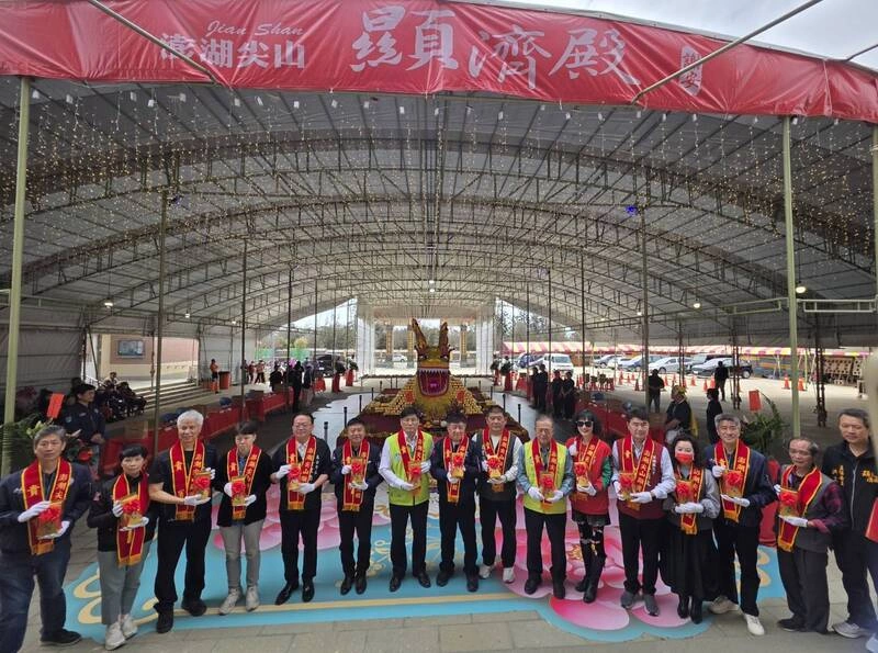 澎湖元宵乞龜博金磚文化季啟動　也為陳光復祈福