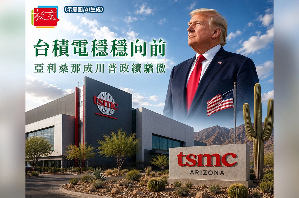 台積電穩穩向前！走過各種質疑聲浪，亞利桑那擴廠如今成川普政績驕傲