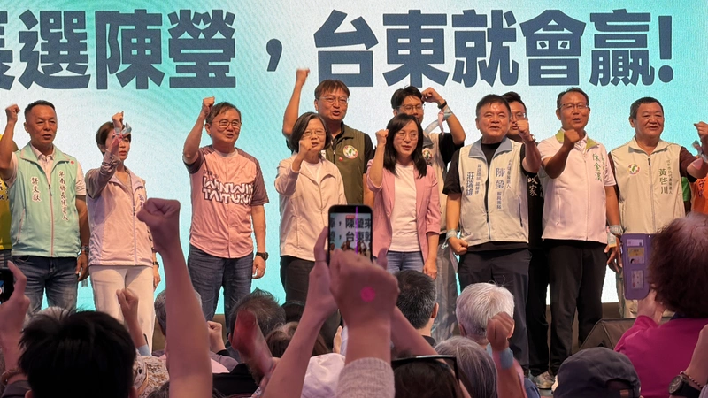 蔡英文赴台東挺陳瑩　吳秀華東海岸關心風災農損