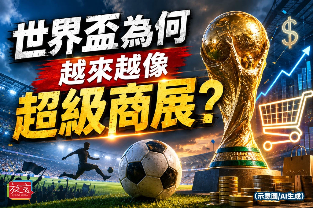 《放. 新聞／世足賽》世界盃為何越來越像超級商展？足球正在變成全球最賺錢生意