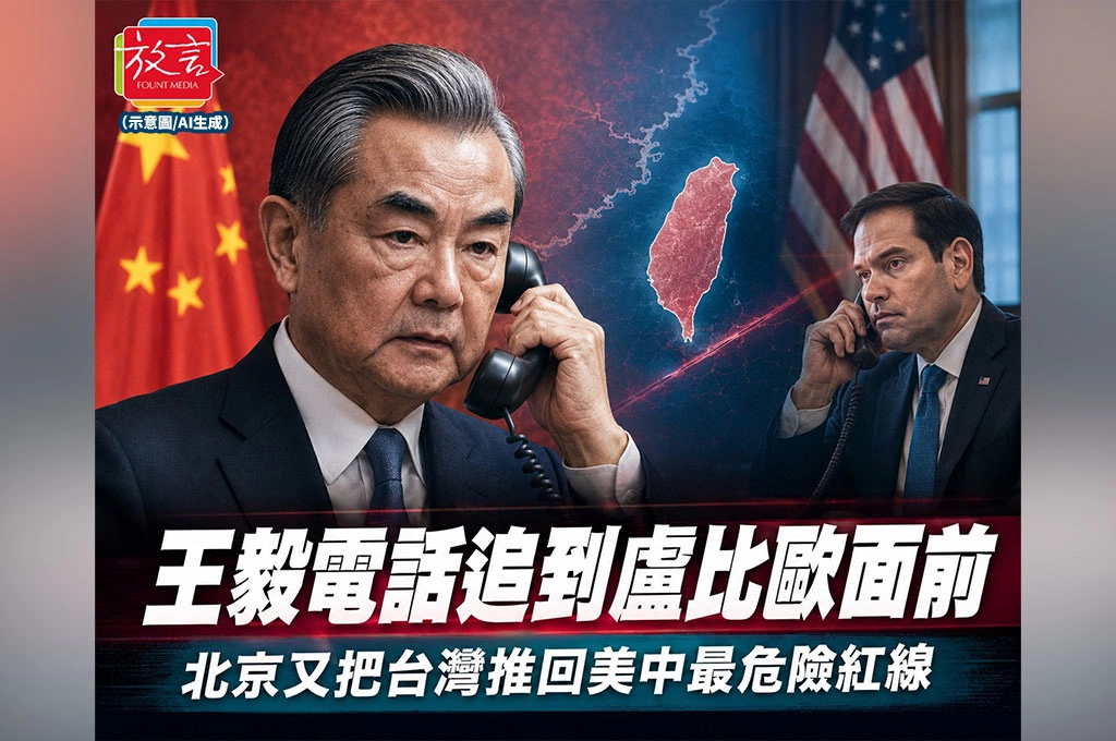 《放. 新聞／世界要聞／中國》王毅電話追到盧比歐面前！北京又把台灣推回美中最危險紅線