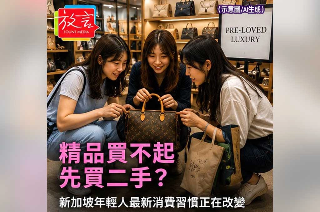 精品買不起　先買二手？　新加坡年輕人最新消費習慣正在改變