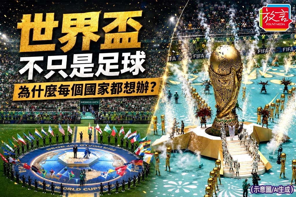 《放. 新聞／世足賽》世界盃不只是足球　為什麼每個國家都想辦？