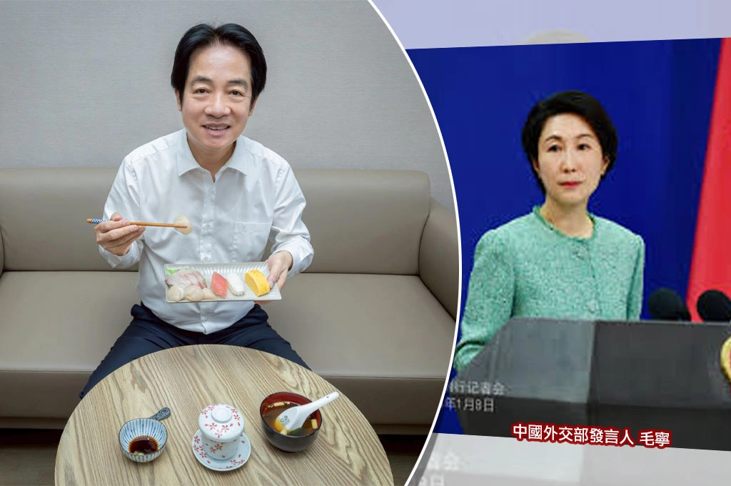 賴清徳曬吃日本海鮮照、日網友喊窩心！中國外交部跳腳罵作秀：「台灣是中國的台灣」