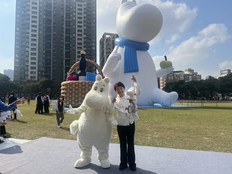 中台灣燈會小年夜開幕　姆明一族IP亮相