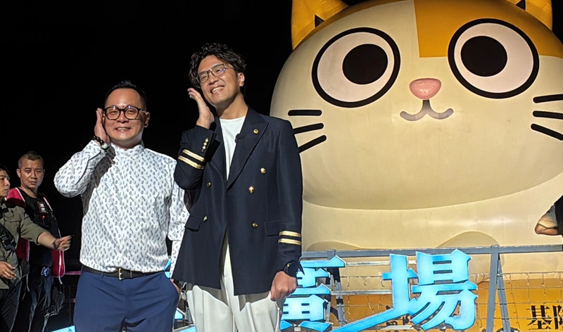 沈伯洋童子瑋基隆合體開講　聚焦交通合作