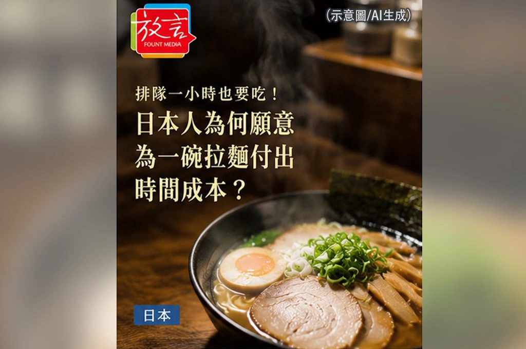 排隊一小時也要吃!日本人為何願意為一碗拉麵付出時間成本?