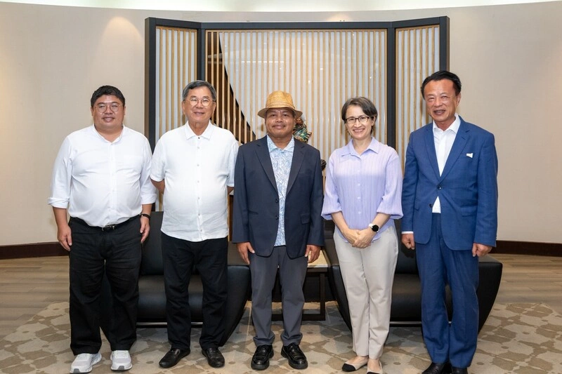 歡迎帛琉副總統訪台　蕭副總統出席晚宴致贈伴手禮
