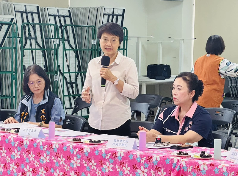 古秀妃訪南投國姓　關心客庄建設打造長輩優質生活