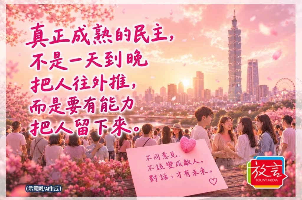 周玉蔻:真正成熟的民主,不是把人往外推 批台派情緒化語言正趕走中間選民