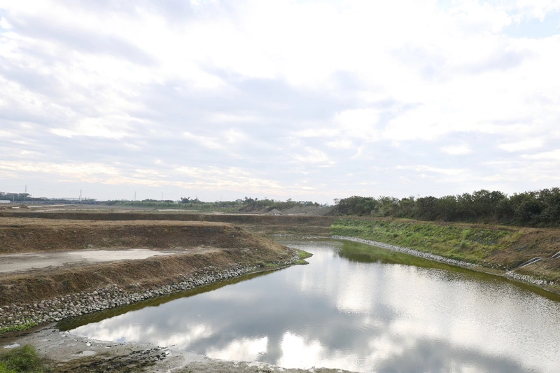 台南柳營八老爺滯洪池新建工程動土