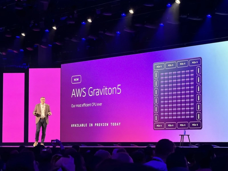 AWS發表第5代自研伺服器CPU