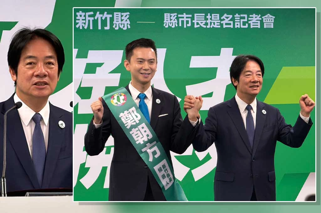 竹北市長鄭朝方轉戰新竹縣長...賴清德曝他艱難目標「弭平竹縣城鄉差距」：決心走一條天堂路