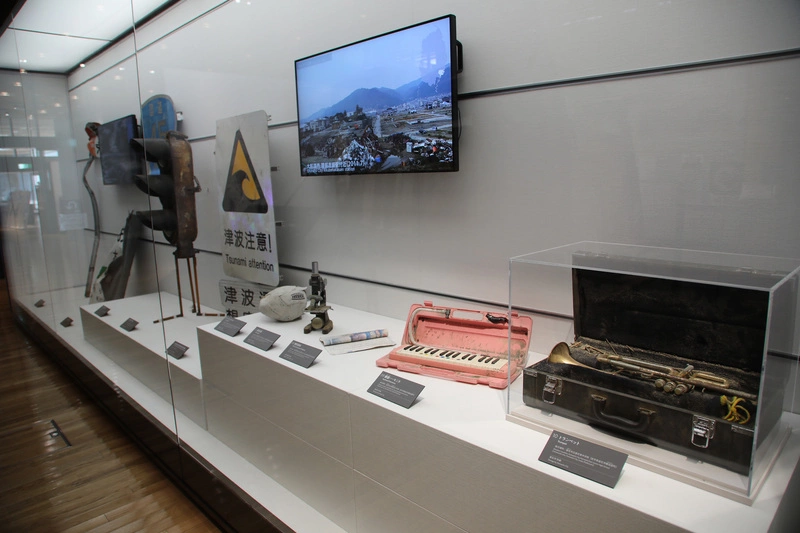 岩手海嘯紀念館　展示311大地震受災文物