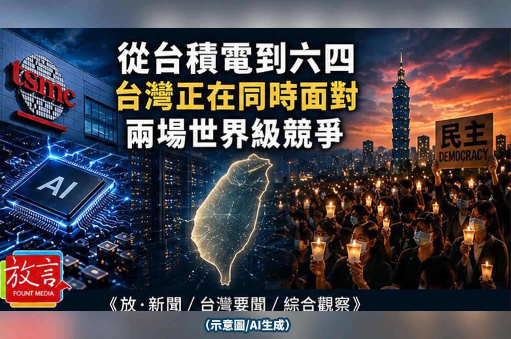 從台積電到六四　台灣正在同時面對兩場世界級競爭