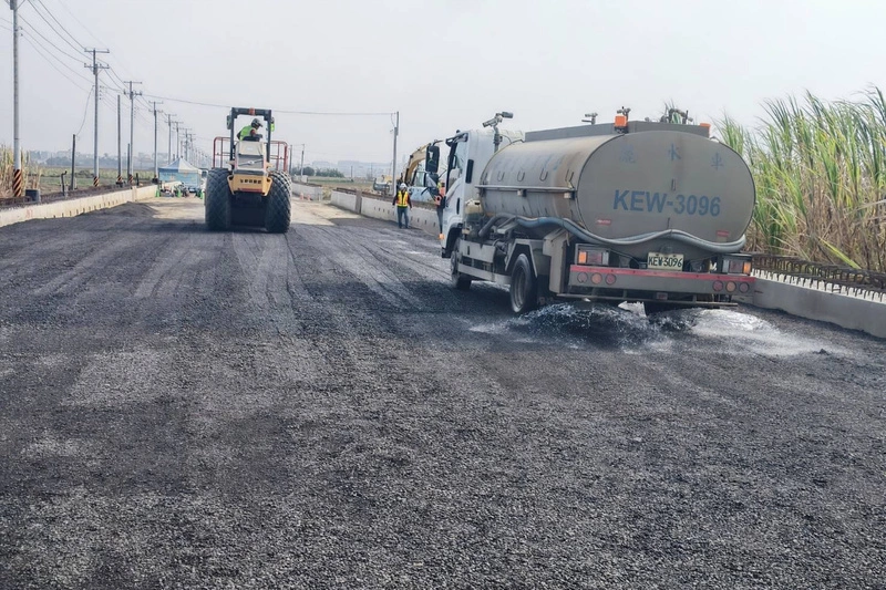 台南推廢瀝青做路基首度試鋪　盼邁向淨零工程