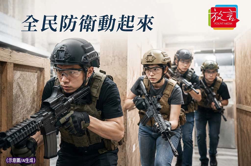 後備軍人開打T91空氣軟槍賽！國防部把CQB搬進全民防衛　韌性台灣不再只是口號