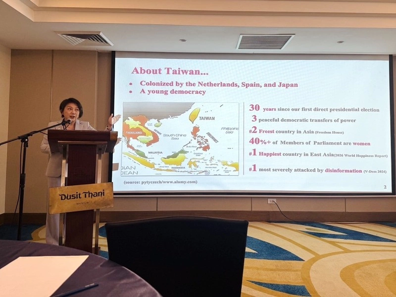 范雲赴馬尼拉演說　訴求亞洲國家團結抗中