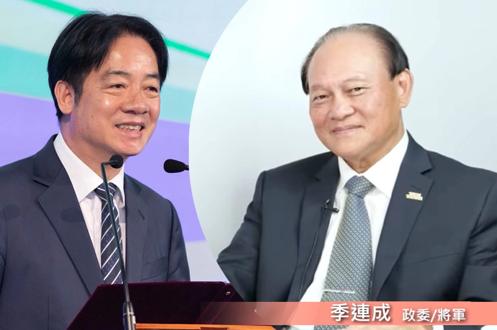與賴清德有淵源受賞識?季連成未否認、笑稱「進入民進黨政府是一起為國家做事」...直言「反台獨」、認同中共是境外敵對勢力「對台灣國防有信心」!